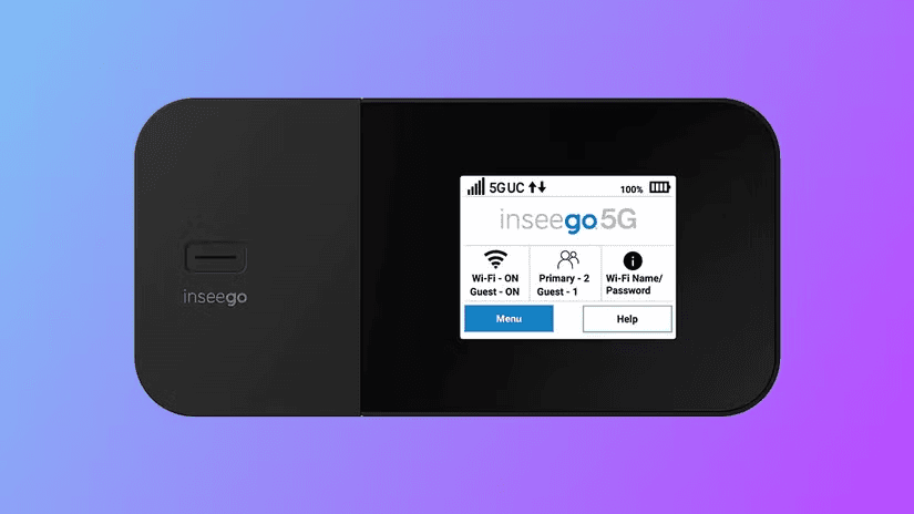 Inseego MiFi X Pro 5G device — front view